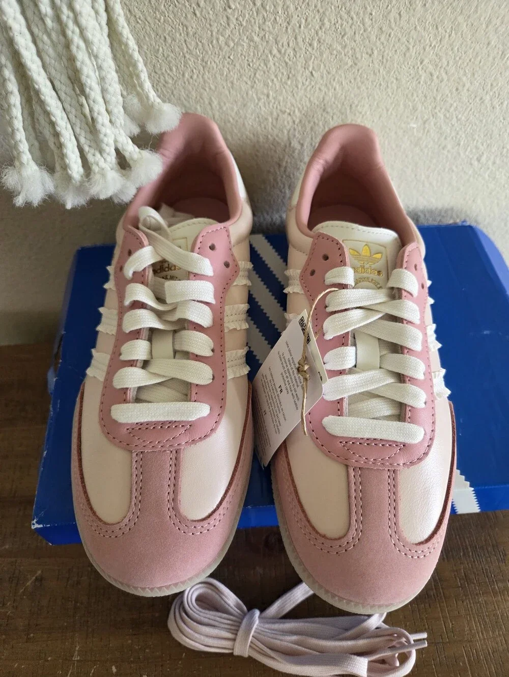 Adidas Womens Samba OG Athletic Shoe  Wonder Quartz Size 6 NWT